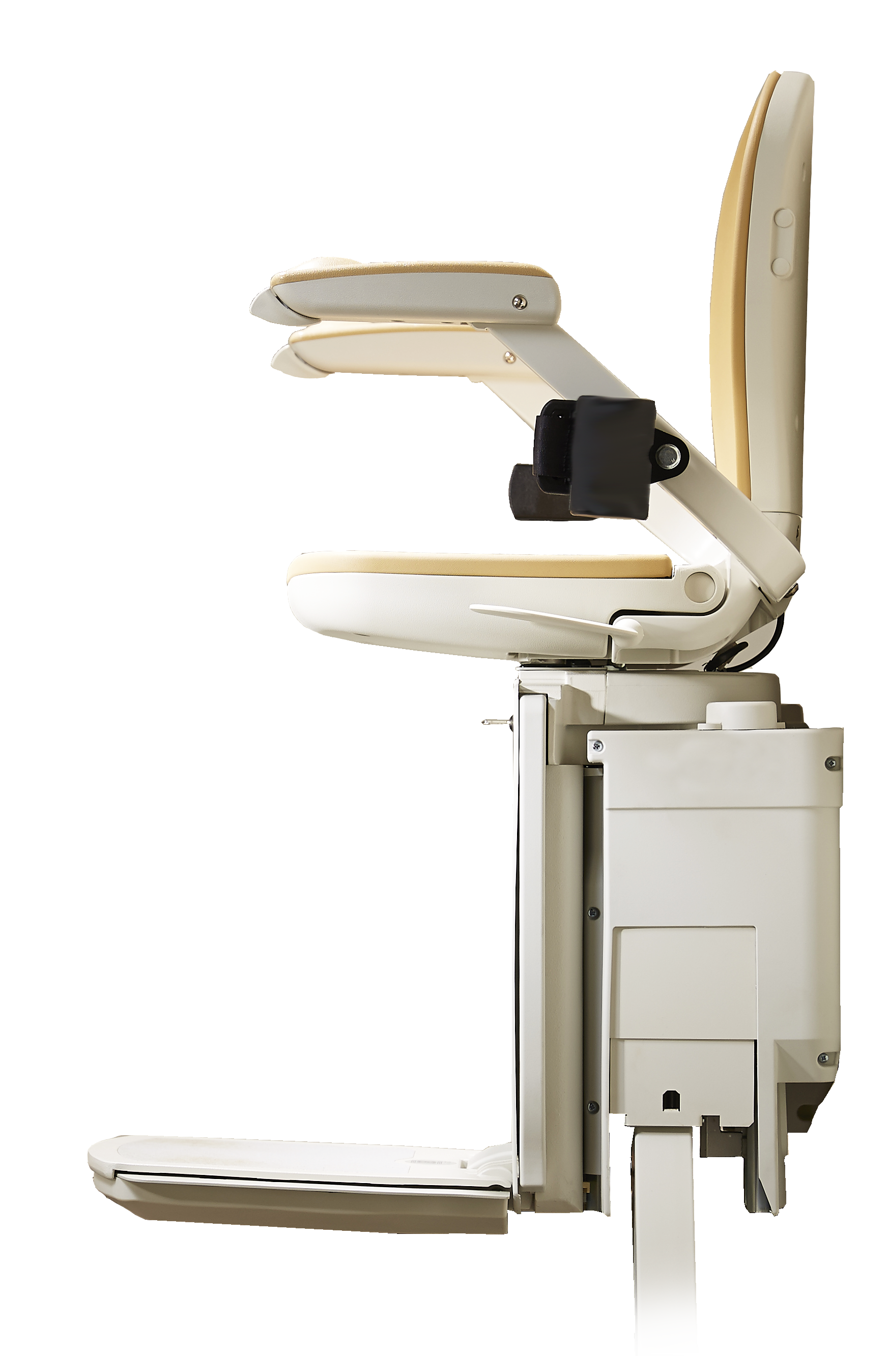 Acorn curved Stairlift side view in Indiana